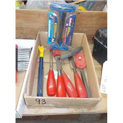 BL MISC FOOT PRINT CHISEL KNIFE HEX KEY SET, NAIL PULLER ++