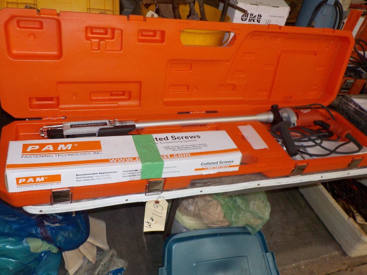 PAMDRIVE SCREW FASTENING KIT WITH MILWAUKEE SCREW GUN & BL SCREWS