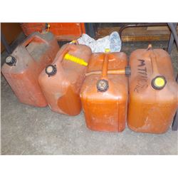 4PC 20LITRE FUEL CANS