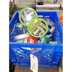 CRATE OF MASKING & OTHER TAPES