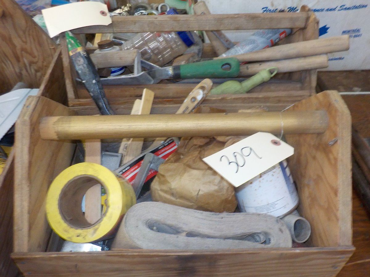 2 MASON & CARPENTERS TOOL BOXES