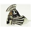 Image 2 : #17-STAINLESS STEEL WARRIOR RING SIZE 11