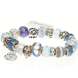 #18-STERLING SILVER PERSONA BRACELET