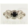 Image 1 : #38-14K WHITE GOLD DIAMOND RING