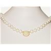 Image 1 : #39-14K YELLOW GOLD PEARL NECKLACE