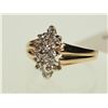 Image 2 : #40-14K YELLOW GOLD DIAMOND RING