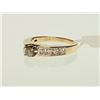 Image 2 : #44-14K YELLOW GOLD DIAMOND RING