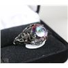 Image 1 : RAINBOW ON BLACK RING SZ 10