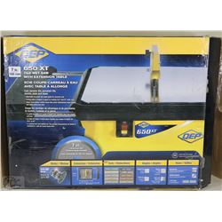 7" WET TILE SAW WITH EXTENSION TABLE