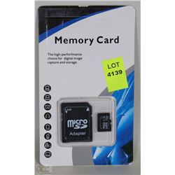 NEW 32GB MICRO SD CARD WITH ADAPTOR