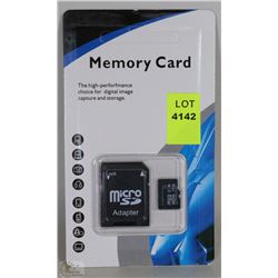 NEW 32GB MICRO SD CARD WITH ADAPTOR