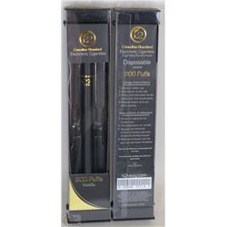 LOT OF TWO ELECTRONIC 900 PUFF CIGARETTES