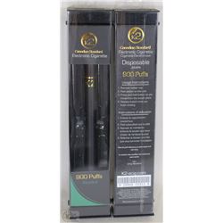 LOT OF TWO ELECTRONIC 900 PUFF CIGARETTES