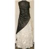Image 1 : LAURA PLUS SIZE 18W BLACK WITH WHITE RUFFLES DRESS