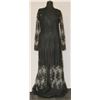 Image 1 : ONAYAYA BLACK LACE OVERLAY  DRESS