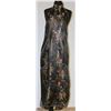 Image 1 : LAOGUDAI CHINESE BLACK HALTER  DRESS SIZE XXXL