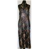 Image 1 : LAOGUDAI CHINESE BLACK HALTER  DRESS SIZE XXL