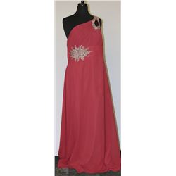 GRACE KARIN RED HALTER STYLE DRESS SIZE 16