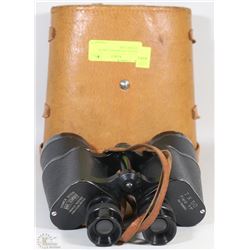 VINTAGE 7X50 BINOCULARS IN LEATHER CASE