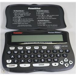 FRANKLIN CROSSWORD PUZZLE SOLVER