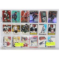 SHEET OF 9 COLLECTIBLE GRETZKY HOCKEY