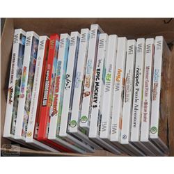 LOT OF 15 NINTENDO WII GAMES INCL SUPER SMASH