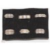 Image 1 : TRAY WITH ASSORTED STERLING SILVER RINGS