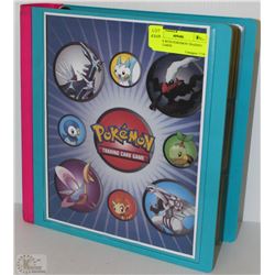 BINDER WITH POKÉMON TRADING GAME CARDS