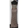Image 2 : SIZE 16 BROWN TONE STRAPLESS DRESS