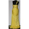 Image 2 : YELLOW SINGLE STRAP SEQUIN TOP GOWN SIZE