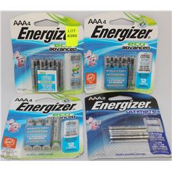 LOT OF 3 PACKS OF AA ENERGIZER ECO ADVANCED