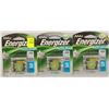 Image 1 : LOT OF 3 PACKS OF AAA ENERGIZER RECHARGE POWER