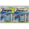 Image 1 : LOT OF 2 PACKS OF AAA ENERGIZER ECO ADVANCED