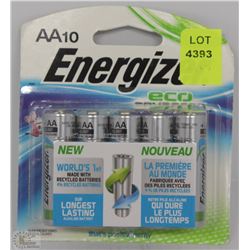 LOT OF 1 PACK OF AA ENERGIZER ECO ADVANCED