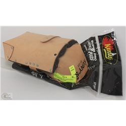 KUNY'S SUPER PRO ADJUSTABLE LEATHER KNEE PADS