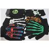 Image 1 : 6 PACK OF GLOW IN THE DARK GLOVES