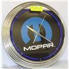 Image 1 : 15" DODGE MOPAR NEON CLOCK (WORKING)