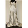 Image 1 : SILVER TONE HALTER STYLE GOWN SIZE UNKNOWN