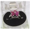 Image 1 : #9-NATURAL RUBY/.925 SOLID SILVER RING