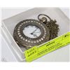 Image 1 : NEW PREMIUM JEWELED POCKETWATCH WITH CHAIN