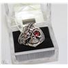 Image 1 : MEN'S HEAVY STAINLESS STEEL SKULL RING