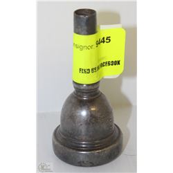 SILVER MOUTH PIECE FOR TRUMPET MADE IN ENGLAND