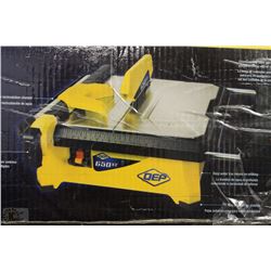 7" WET TILE SAW WITH EXTENSION TABLE