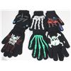 Image 1 : 6 PACK GLOW IN THE DARK GLOVES