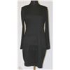 Image 1 : SIZE XL BLACK DRESS WITH FULL SLEEVES