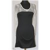 Image 1 : SIZE XL LACE AND BLACK DRESS