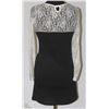 Image 2 : SIZE XL LACE AND BLACK DRESS