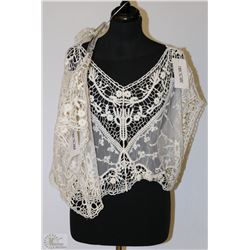 TWO LACE OVER TOPS SIZE UNKNOWN
