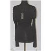Image 2 : SIZE LARGE BLACK FULL SLEEVE TOP
