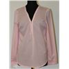 Image 1 : SIZE XXL PINK SHEER WITH ZIPPER TOP BLOUSE